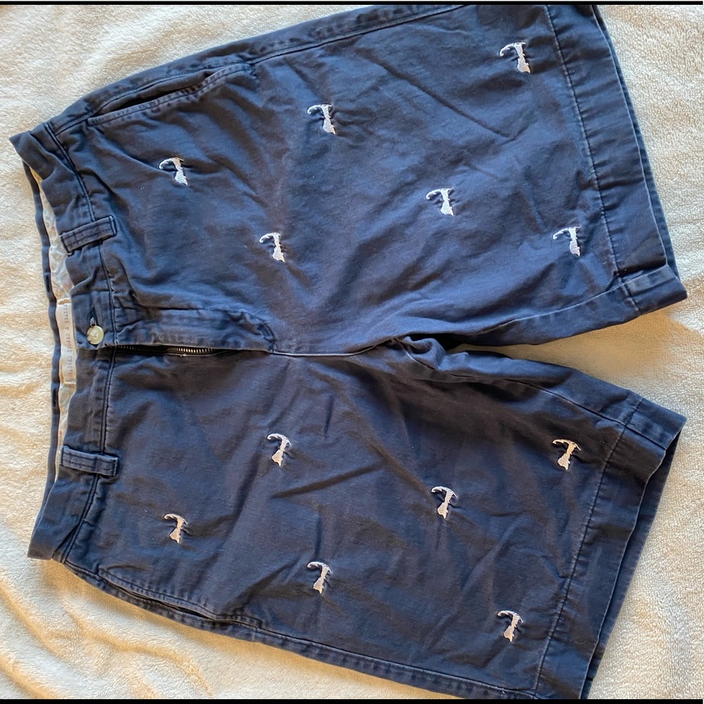 Washed, Stoned, & Beaten Cape Cod Embroidery Short